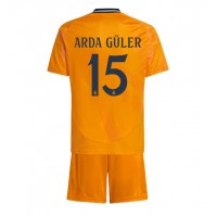 Dječji Nogometni Dres Real Madrid Arda Guler #15 Gostujuci 2024-25 Kratak Rukav (+ Kratke hlače)